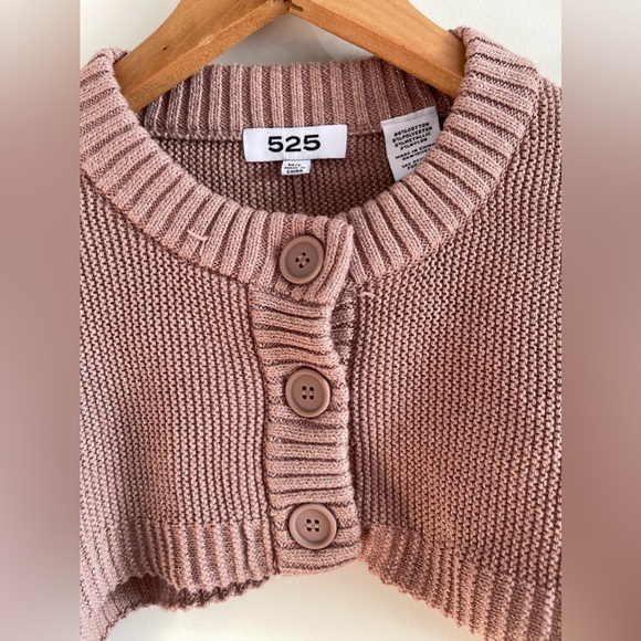 525 America sparkly pink bolero cardigan - Picture 3 of 4